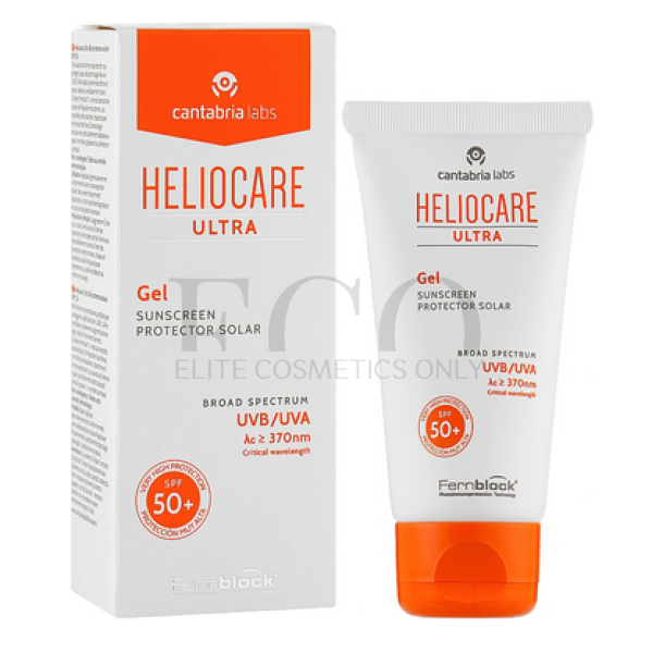 Sunscreen gel for normal to oily skin Cantabria labs Heliocare Ultra Gel SPF 50, 50 ml