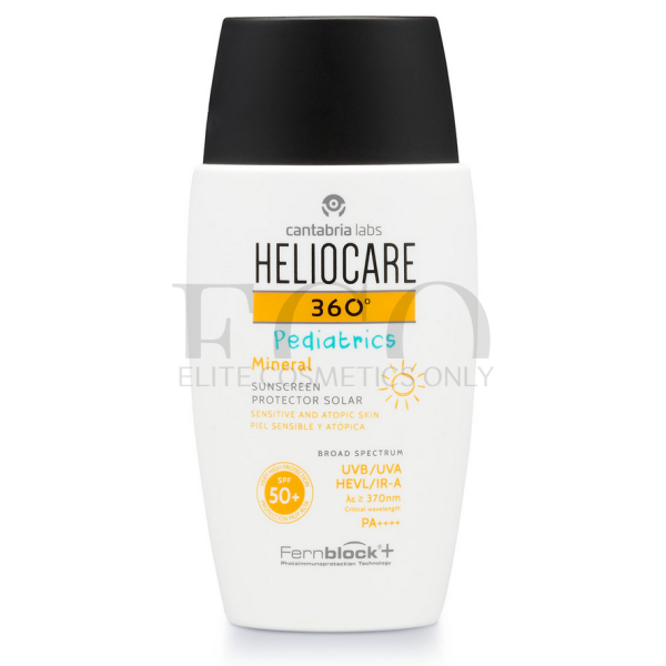 Сонцезахисний мінеральний крем для дітей Cantabria labs Heliocare 360 Pediatrics Mineral Sunscreen SPF 50, 50 мл