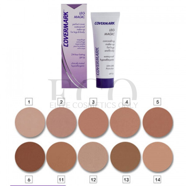 Тональний крем для ніг і тіла «Рідкі колготки» COVERMARK Leg Magic Cream SPF 16, 50 мл