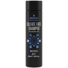 Шампунь безсульфатний для пошкодженого волосся ANAGANA Professional Sulfate Free Shampoo For Damaged Hair, 250 мл