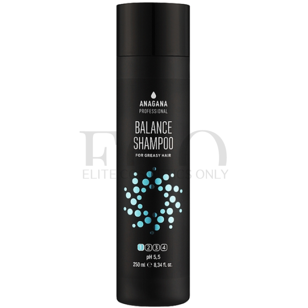Шампунь Баланс для жирного волосся та шкіри голови ANAGANA Professional Balance Shampoo, 250 мл