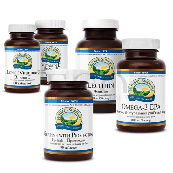 Nature's Sunshine Products Vascular Protection Complete Program, 1 Pack