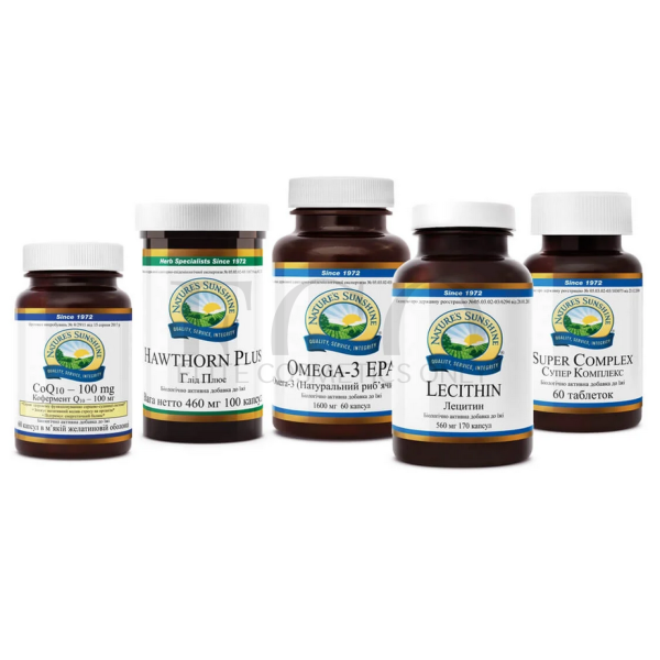 Комплексная программа Здоровое сердце Nature’s Sunshine Products, 1 упаковка