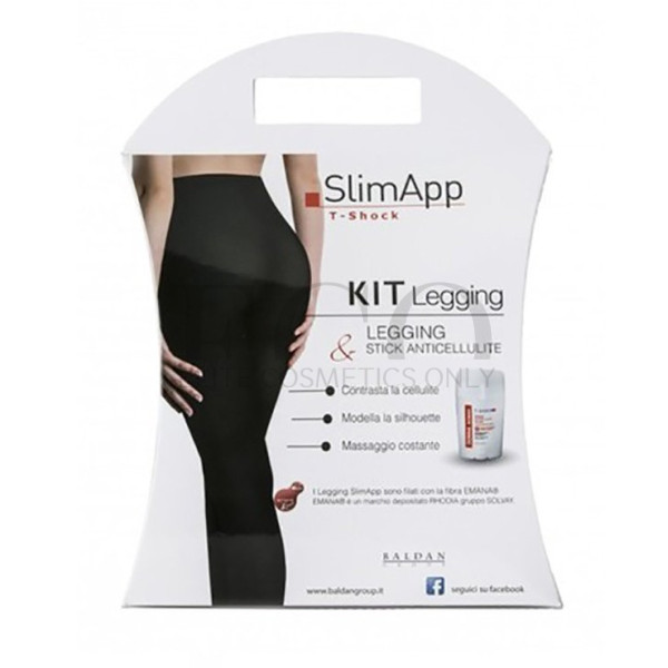 Набор антицеллюлитный CENTRO MESSEGUE SlimApp T-Shock KIT Leggings Slim Up/M + Stick Anticellulite, 1 упаковка    