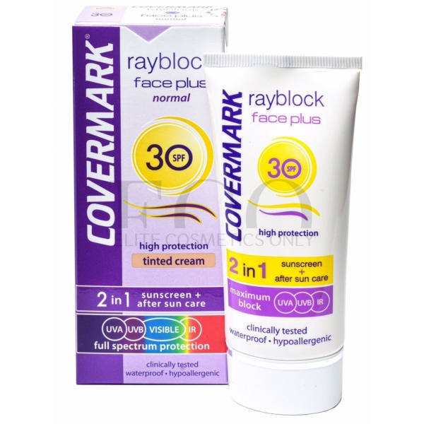 Sunscreen for normal skin COVERMARK Rayblock Face Plus Normal SPF 30, 50 ml