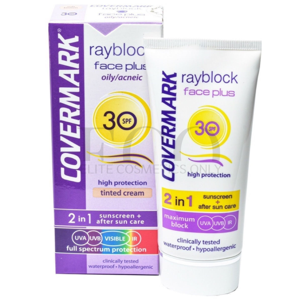 Sunscreen for oily and problem skin COVERMARK Rayblock Face Plus Oily/Acneic SPF 30, 50 ml