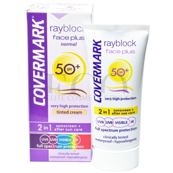 Солнцезащитный крем для нормальной кожи лица COVERMARK Rayblock Face Plus Normal SPF 50, 50 мл  