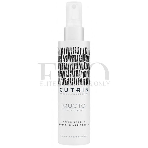 Лак суперсильной фиксации CUTRIN MUOTO Super Strong Pump Hairspray, 200 мл
