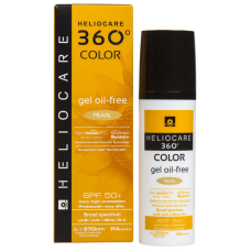 Сонцезахисний гель з тоном на водній основі Cantabria Labs HELIOCARE 360º Color Gel Oil-Free Pearl Sunscreen SPF 50+, 50 мл Світлий