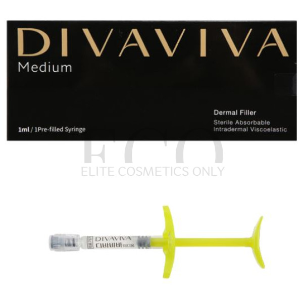 Филлер с лидокаином Cheum International DIVAVIVA Medium Hyaluronic Acid Dermal Filler, 1 мл