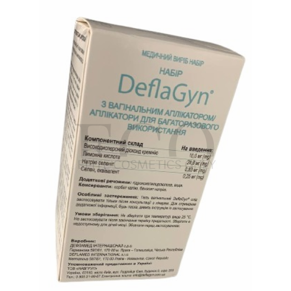 DeflaGyn vaginal gel, 150 ml per bottle with applicator, No. 2