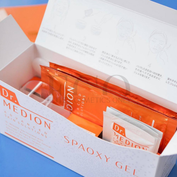 Dr. Medion Spaoxy gel rejuvenating face gel mask with lifting effect (Carboxytherapy set for 10 treatments)