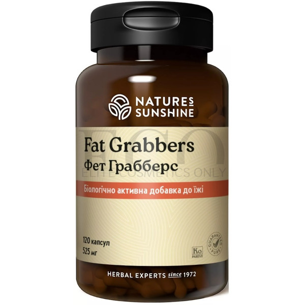 NSP Fat Grabbers Fat Grabbers, 120 capsules of 525 mg each