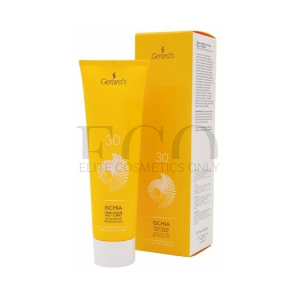 Сонцезахисний крем для обличчя та тіла Gerards Ischia Sun Cream SPF 30 UVA/UVB, 150 мл    