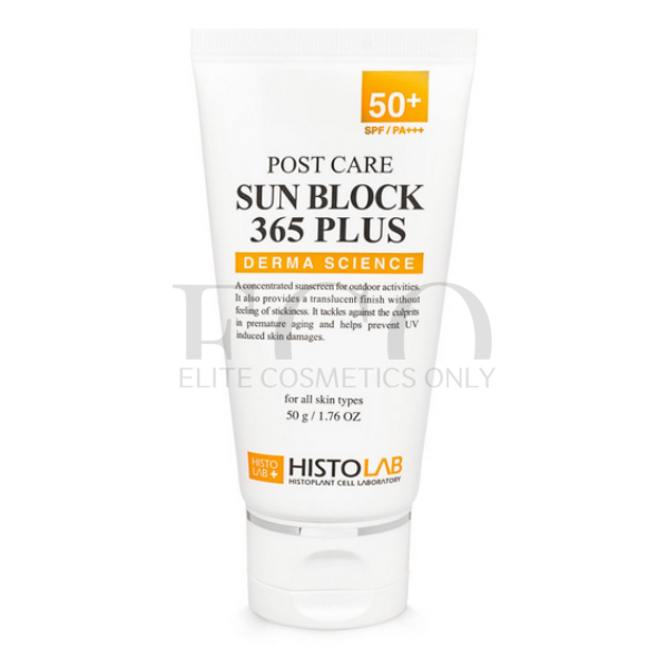Крем солнцезащитный для лица Histolab Post care sun block 365 Plus SPF 50+/PA+++ /, 50 мл
