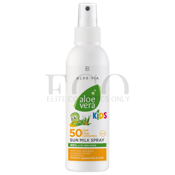 Солнцезащитное молочко-спрей для детей LR Health and Beauty Aloe Via Aloe Vera Sun Milk Spray SPF 50, 150 мл, 23110