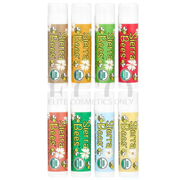 Органический бальзам для губ, ассорти-микс, Sierra Bees, 4,25 г, 1 шт. 