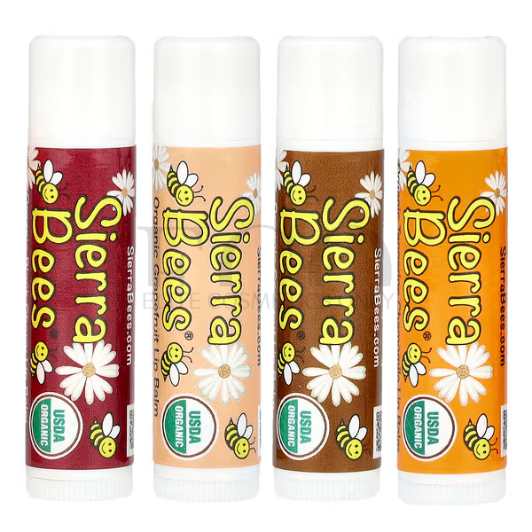 Organic lip balm, assorted, Sierra Bees, 4.25g, 1 pcs