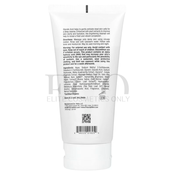 Гель для вмивання з гліколевою кислотою, PrescriptSkin, 177 мл