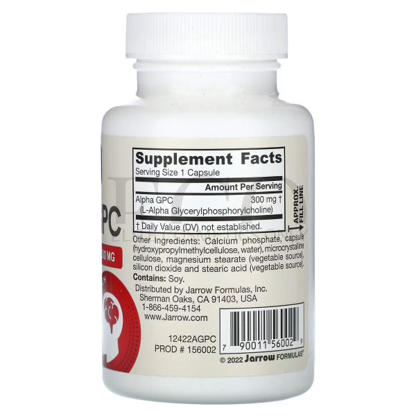 Alpha-GPC, Jarrow Formulas,300 mg, 60 pcs.