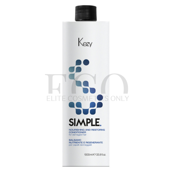 Kezy Simple Nourishing And Restoring Conditioner Nourishing Restoring Conditioner for Damaged Hair, 1000 ml