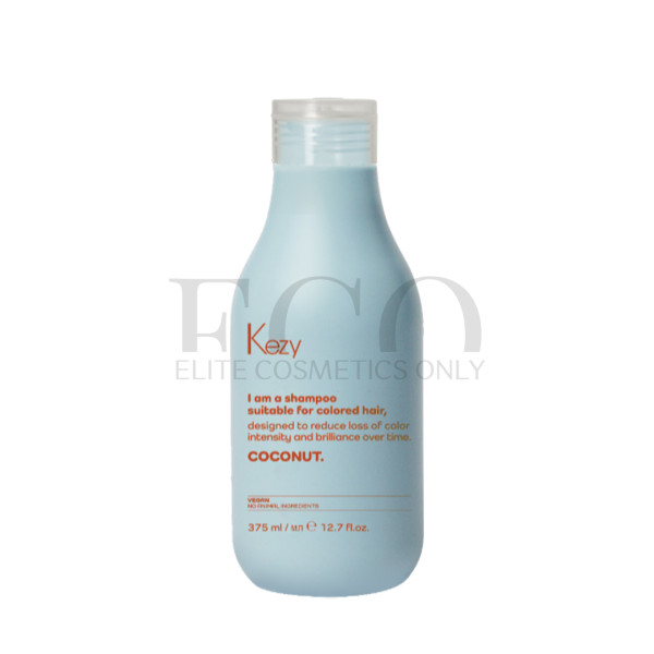 Шампунь для окрашенных волос с водой кокоса Kezy Coconut Shampoo, 375 мл