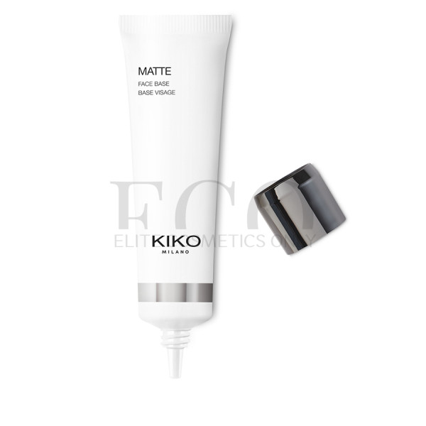 Matte primer KIKO MILANO Matte Face Base, 30 ml Colorless