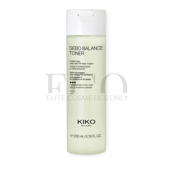 Тонік очищуючий з матуючим фінішем KIKO MILANO Sebo Balance Toner, 200 мл