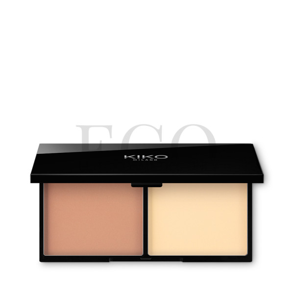 Палетка для выделения контуров лица KIKO MILANO Smart Conturing Palette, 12 г