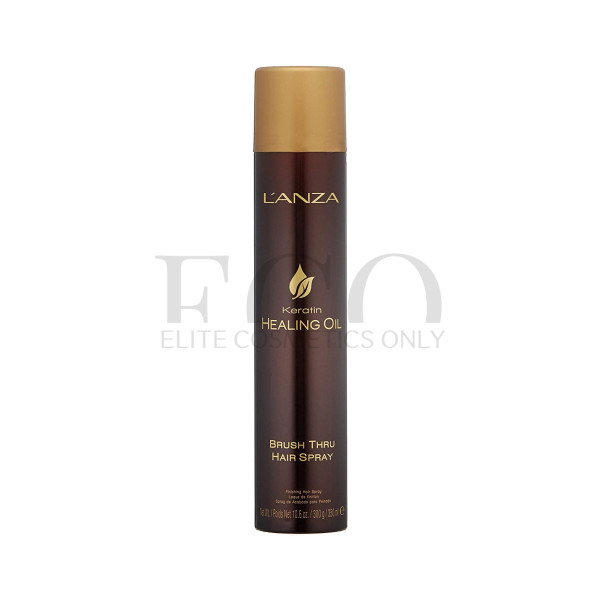 LANZA Keratin Healing Oil Brush Thru Hair Spray, 350 ml
