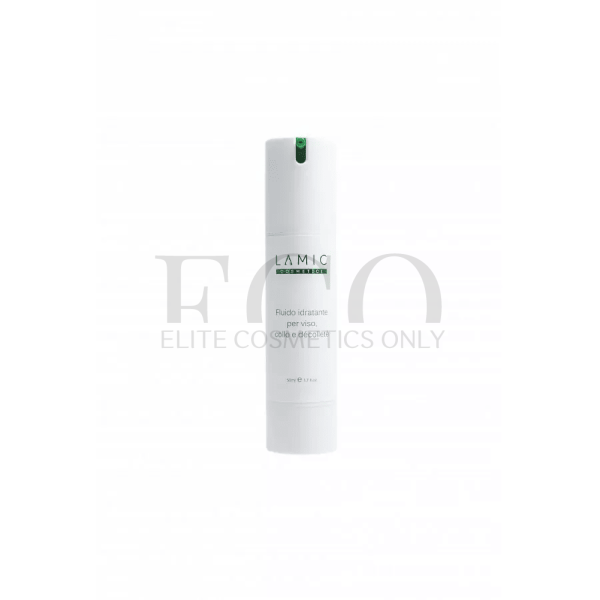 Флюїд зволожуючий для обличчя, шиї та декольте Lamic Cosmetici Fluido idratante per viso, collo e decollete, 50 мл