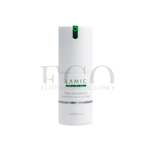 Serum-concentrate against puffiness and dark circles under the eyes Lamic Cosmetici Siero concentrato contro borse e occhiaie, 15 ml