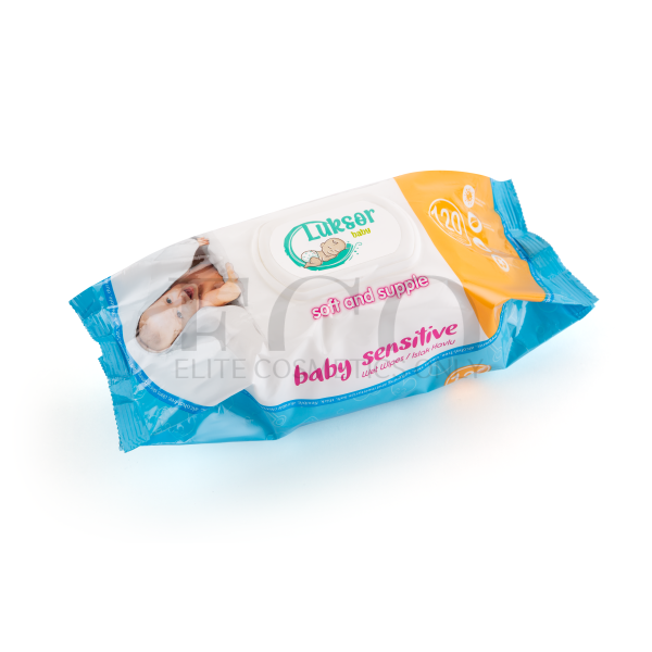 Baby wet wipes Luksor Premium, 120 pcs, 1 pack