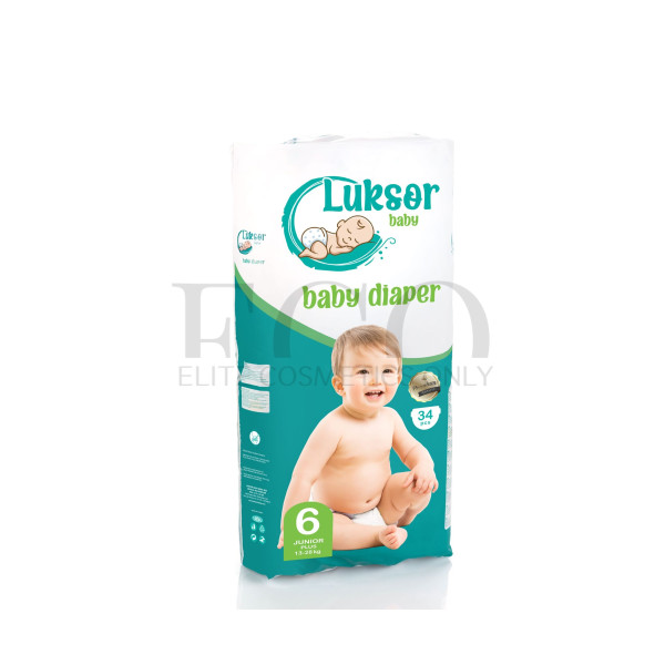 Diapers for babies Luksor Junior Plus No. 6, 34 pcs, 1 pack