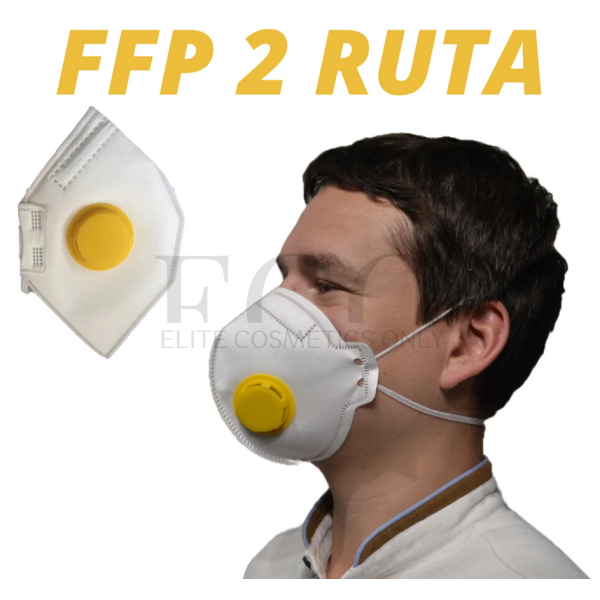Респіратор фільтруючий RUTA FFP2 з клапаном, 1 шт Білий 