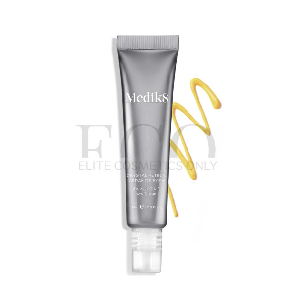 Smoothing and tightening eye cream with vitamin A with retinal 0.03% Medik8 Crystal Retinal Ceramide Eye 3, 15 ml