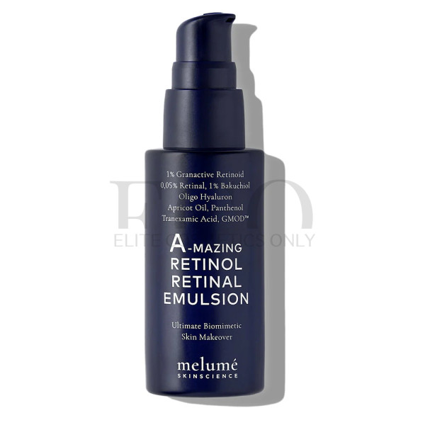 Ночная микроэмульсия с ретиноидом и ретиналем Melume Skinscience A-mazing Retinol Retinal Emulsion, 30 мл