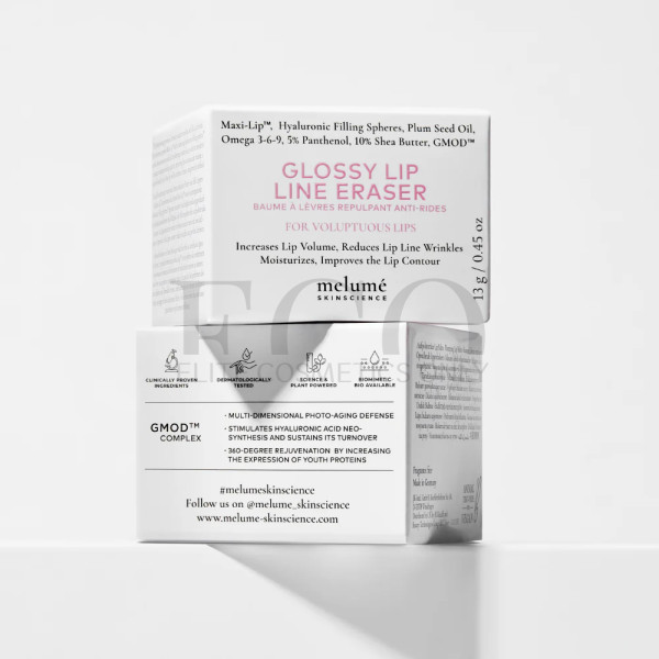 Бальзам-филлер для увеличения объема губ Melume Skinscience Glossy Lip Line Eraser Maxi-Lip Filler Balm, 13 гр