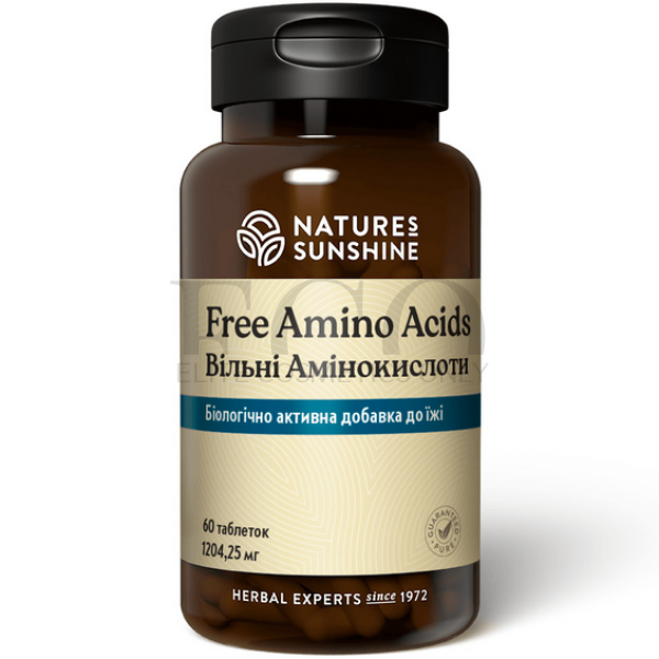 Свободные аминокислоты Nature’s Sunshine Products Free Amino Acids, 60 шт
