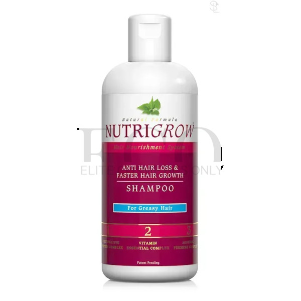 Шампунь проти випадіння волосся та прискорення росту волосся Nutrigrow Anti-Hair Loss Faster Hair Growth Shampoo Greasy 300 мл