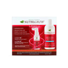 Подарунковий набір для жирного волосся Nutrigrow Anti Hair Loss Fast Hair Growth Shampoo Serum-Gresyhair 180+300 мл, 1 упаковка