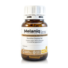 Молекулярная добавка для восстановления цвета седых волос Oxford Biolabs® Melaniq® Food Supplement for Hair Pigmentation, 90 шт