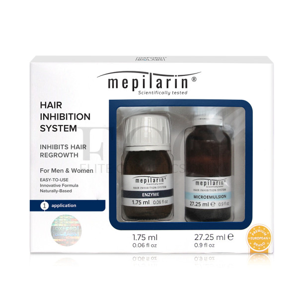 Комплекс для замедления роста волос после эпиляции Oxford Biolabs® Mepilarin® Hair Inhibition System, 1 упаковка 
