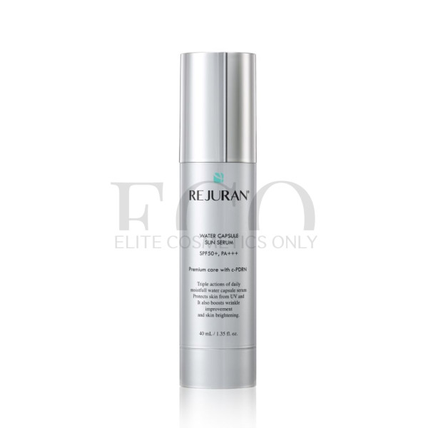 Сонцезахисна сироватка із гідрокапсулами Rejuran Water Capsule Sun Serum SPF 50+, PA+++,  40 мл