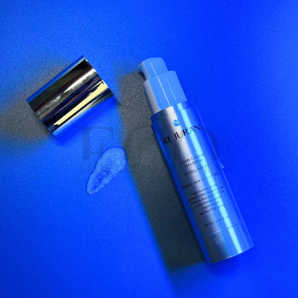 Сонцезахисна сироватка із гідрокапсулами Rejuran Water Capsule Sun Serum SPF 50+, PA+++,  40 мл