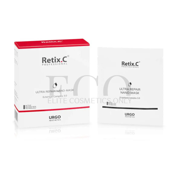 Нано-маска для постпроцедурного догляду Retix.C ULTRA REPAIR NANO-MASK, 8 шт. 1 уп