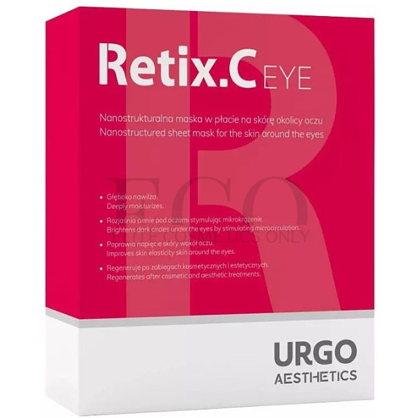 Нано-маска для шкіри навколо очей Retix.C EYE+ NANO-MASK, 5 шт. 1 уп