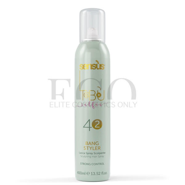 Strong hold hairspray SENSUS Bang Styler 42, 400 ml