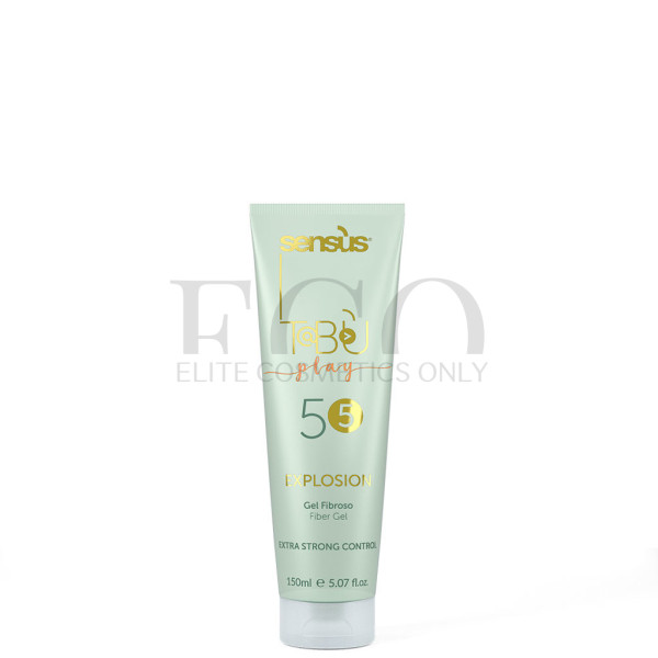 Elastic hair gel with super strong hold SENSUS Gel Fibroso Forte Explosion 55, 150 ml