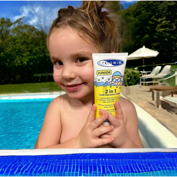 Дитячий шампунь та гель для душу TRISWIM Junior HAIR AND BODY WASH 2in1, 200 мл